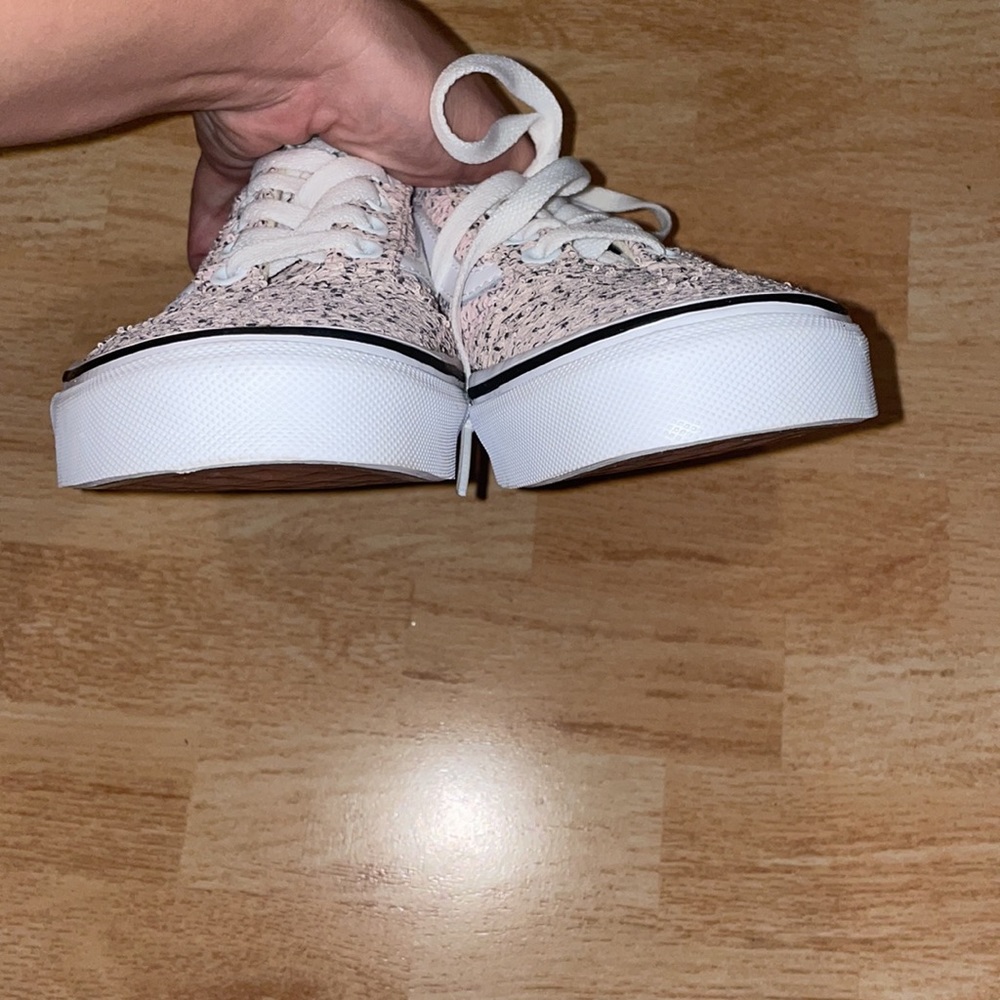 Pink Textured Vans - Picture 6 of 7